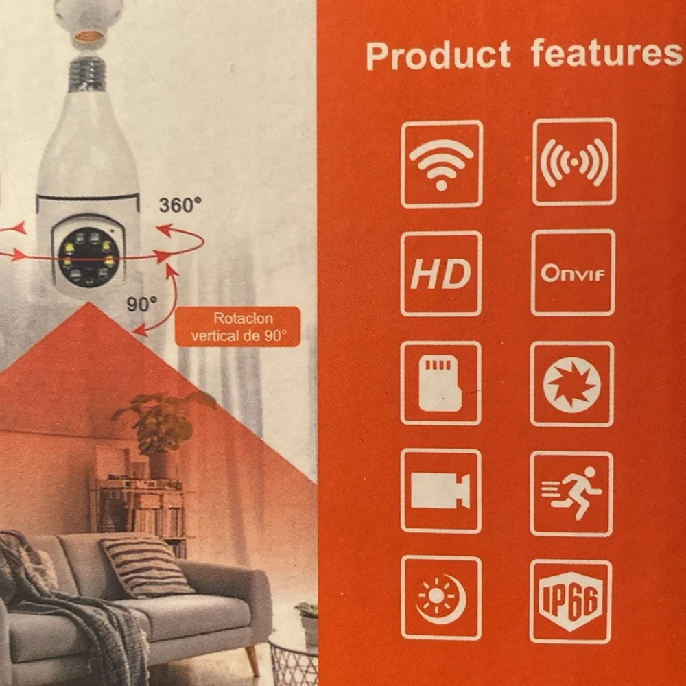 V380 pro smart camera. 360 degree/ 90 degree angle. Open box